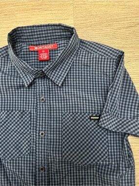 Kids' Navy Plaid Button-Down Shirt Size 8